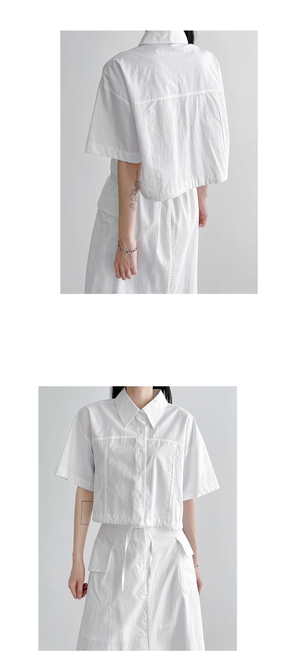 long dress white color image-S1L12