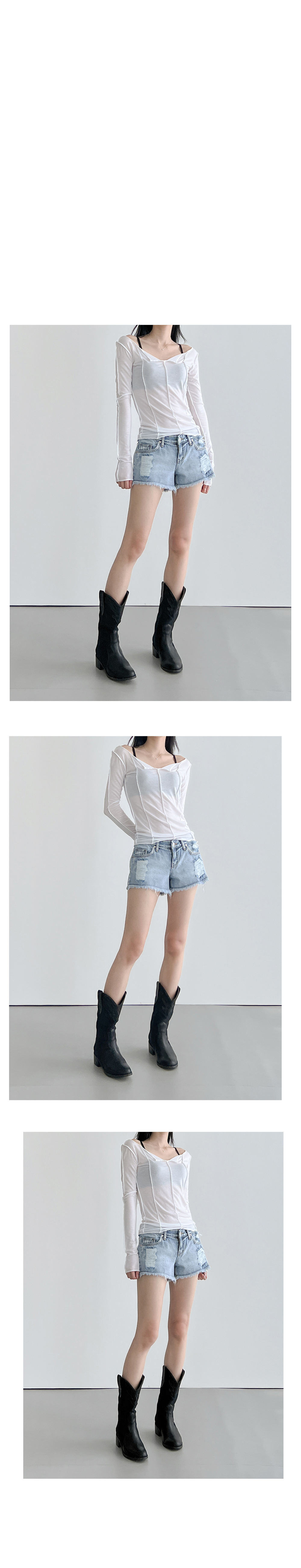 mini skirt grey color image-S1L5