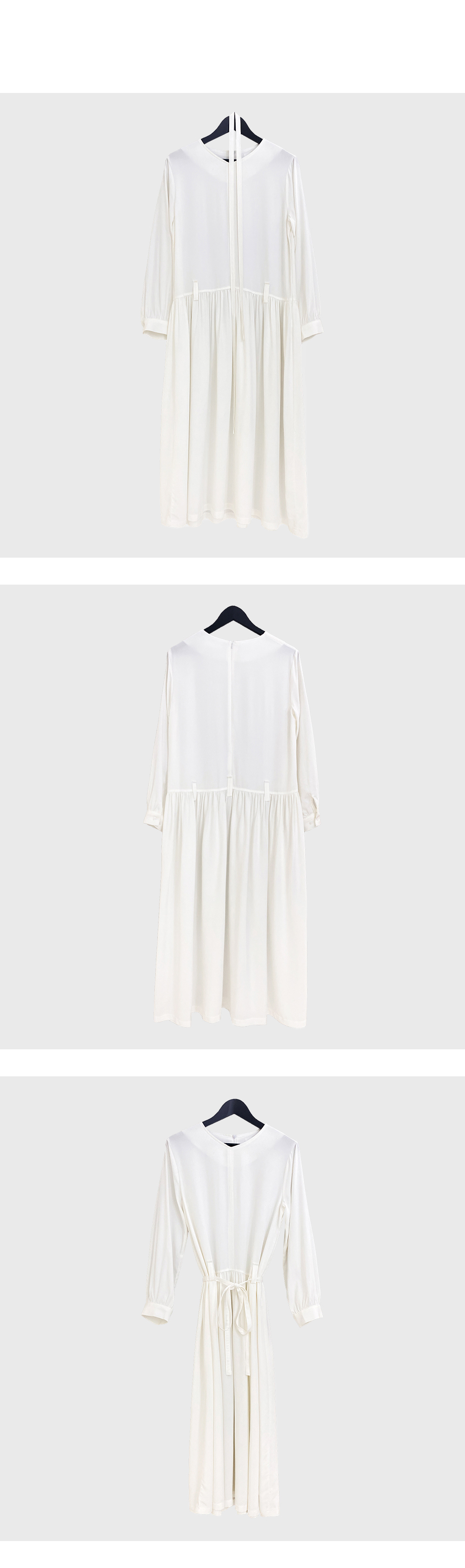 long dress white color image-S1L11