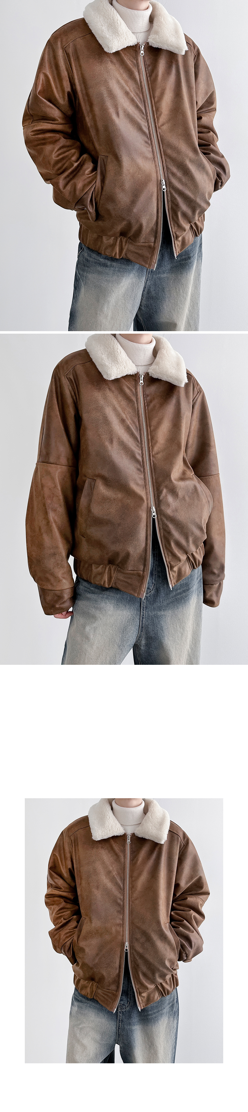 Jacket brown color image-S1L7