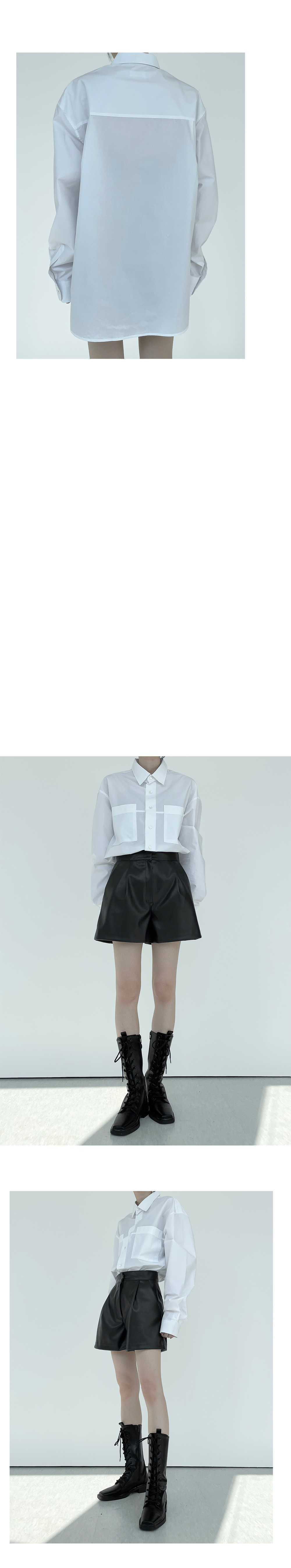 mini skirt white color image-S1L12