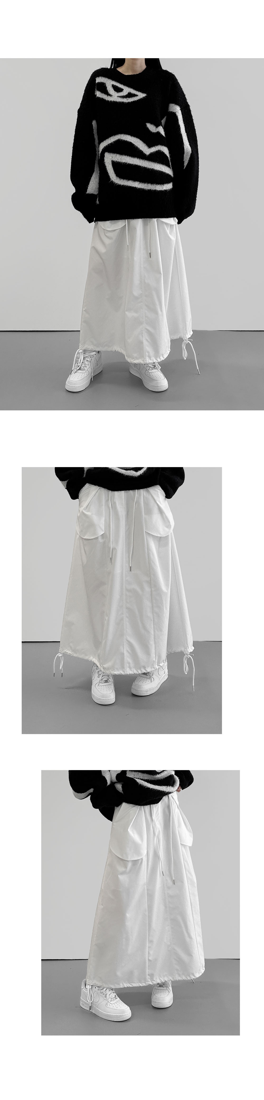 long dress white color image-S1L5