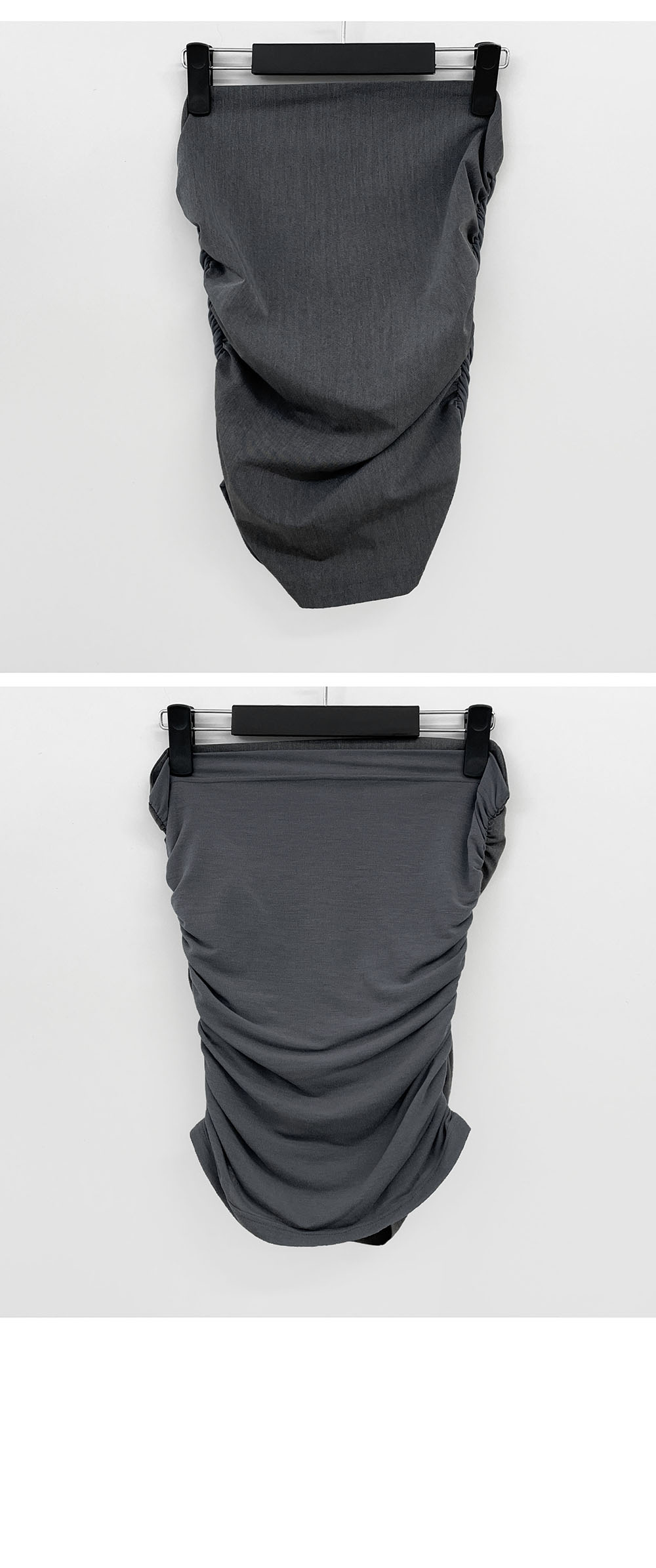 mini skirt grey color image-S1L13
