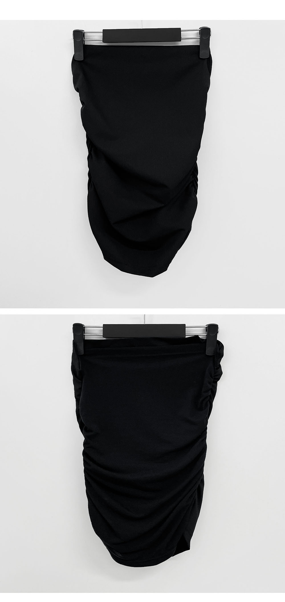 mini skirt charcoal color image-S1L12