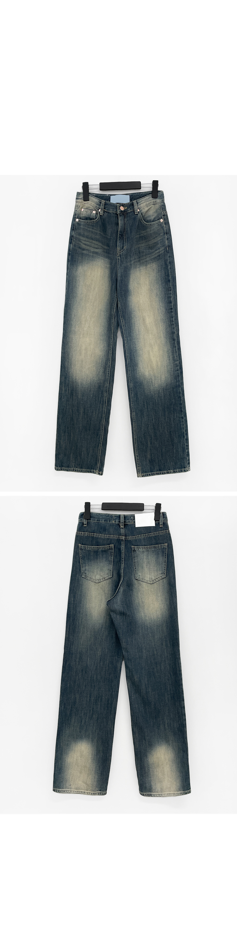 suspenders skirt/pants khaki color image-S1L7