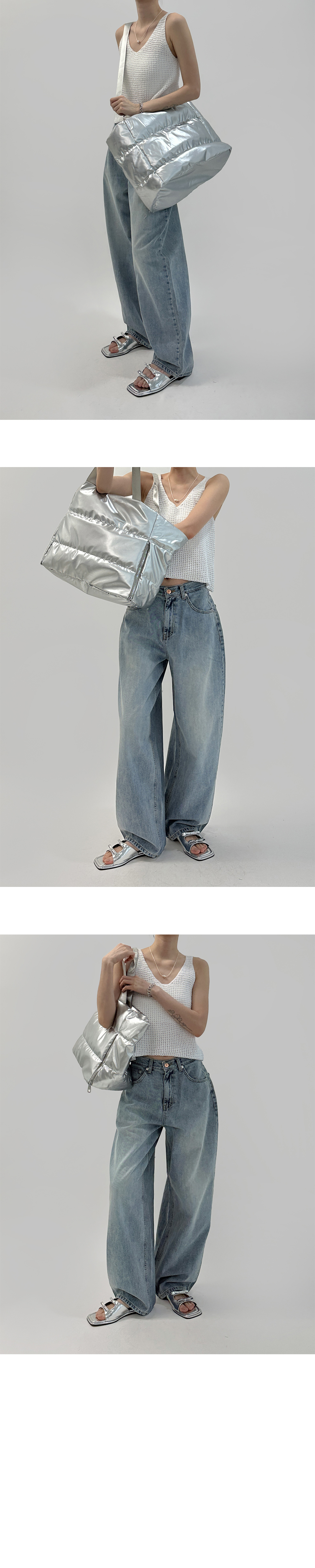 suspenders skirt/pants khaki color image-S1L13
