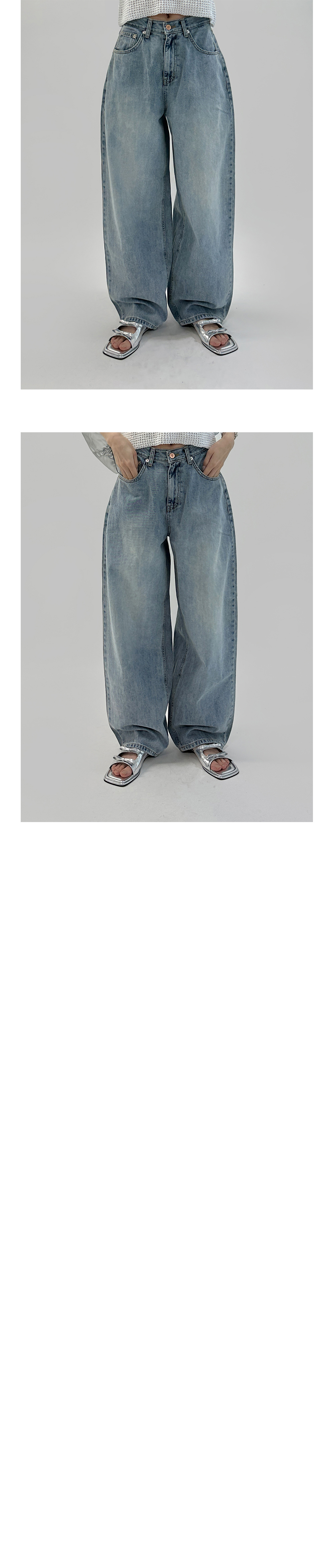 suspenders skirt/pants grey color image-S1L11