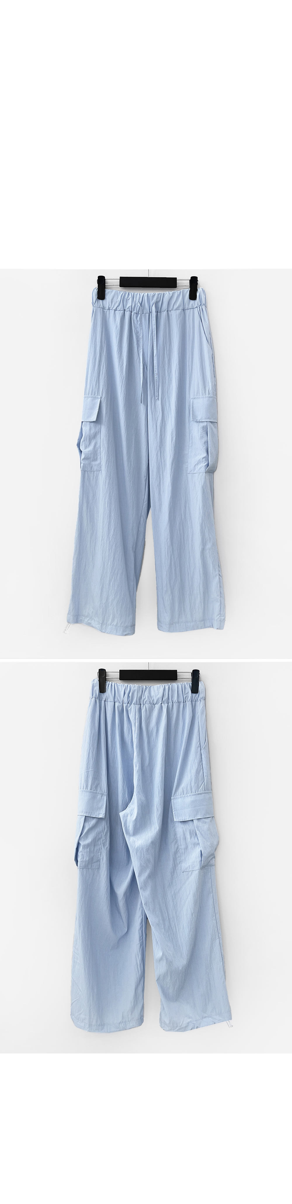 suspenders skirt/pants lavender color image-S1L14