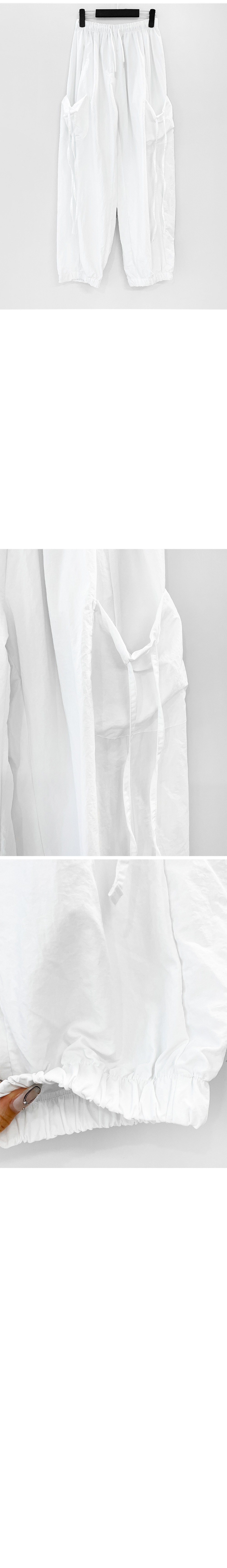 suspenders skirt/pants white color image-S1L11