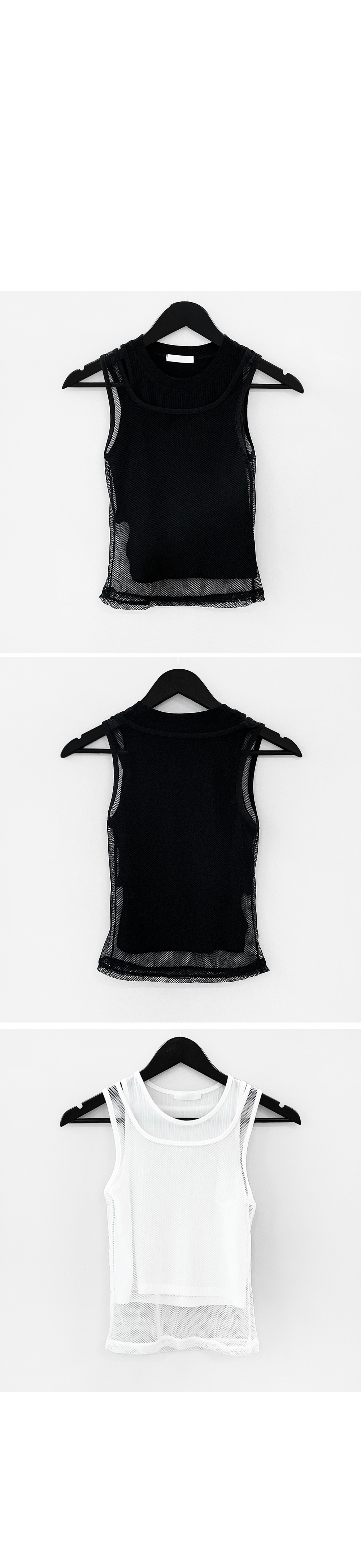 suspenders skirt/pants charcoal color image-S1L9