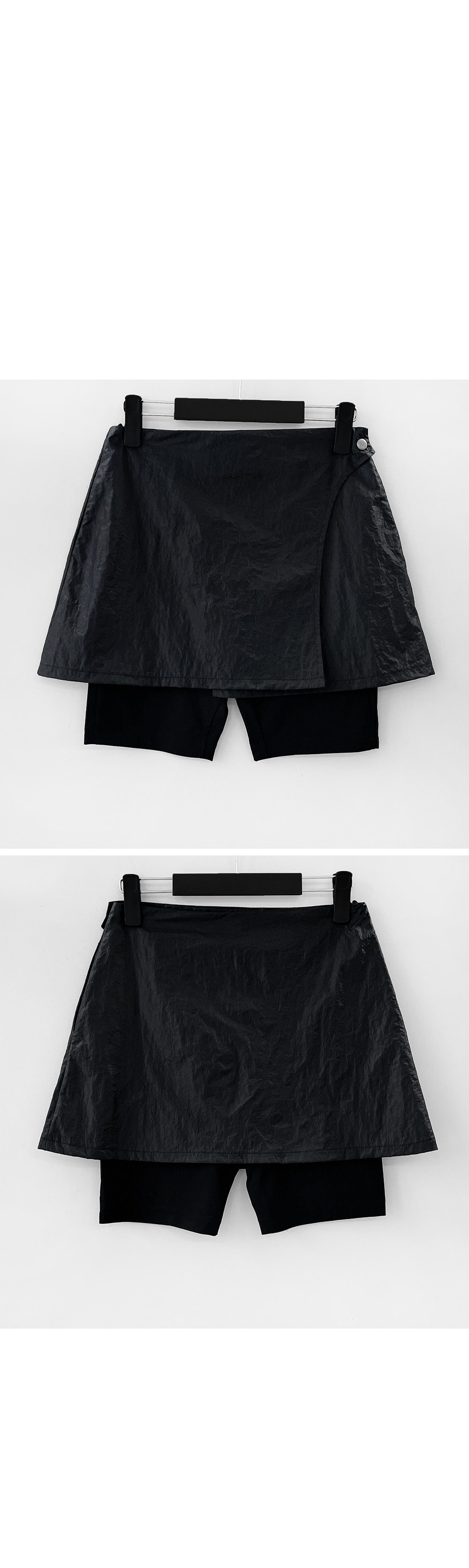 mini skirt charcoal color image-S1L11