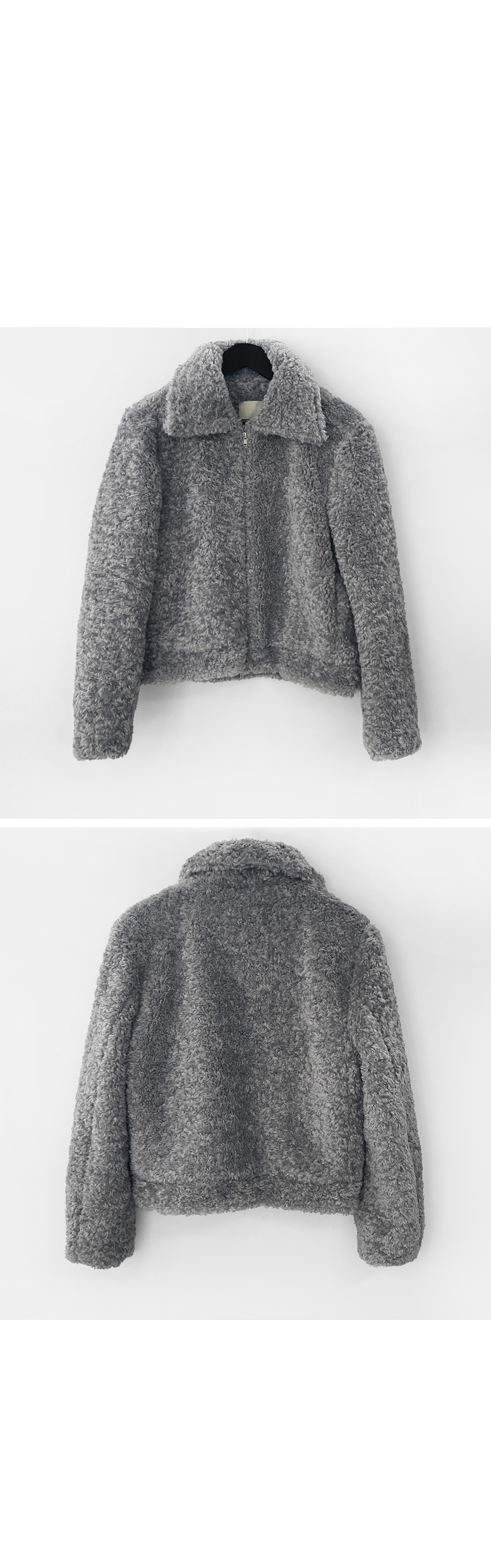 mini skirt grey color image-S1L8