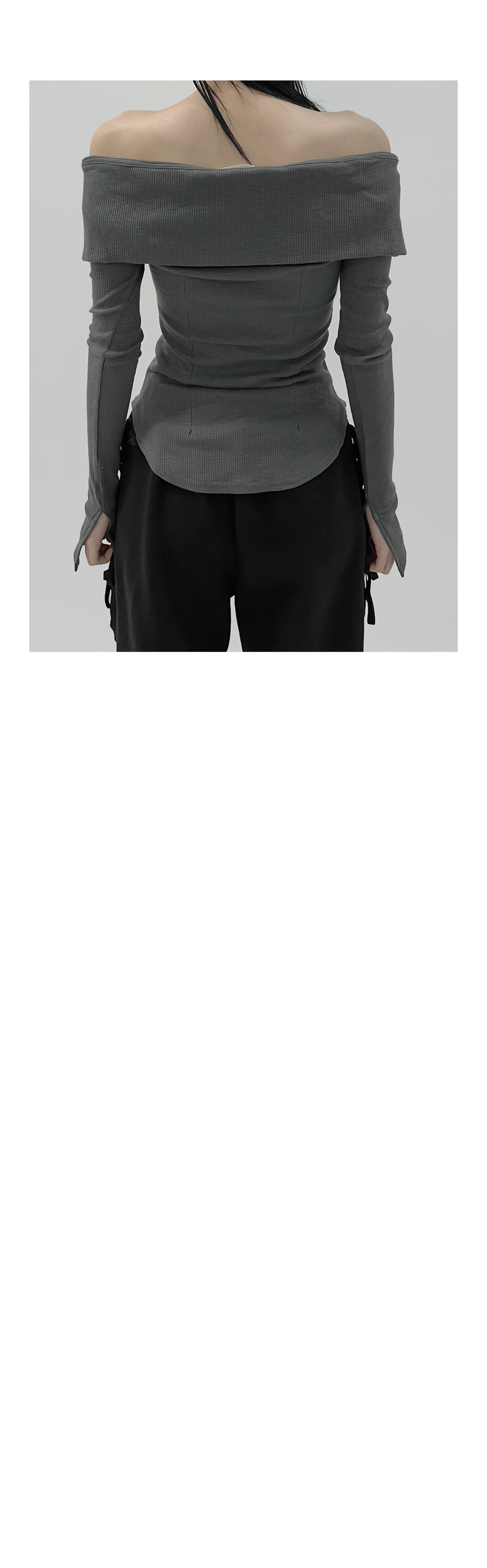 suspenders skirt/pants grey color image-S1L12