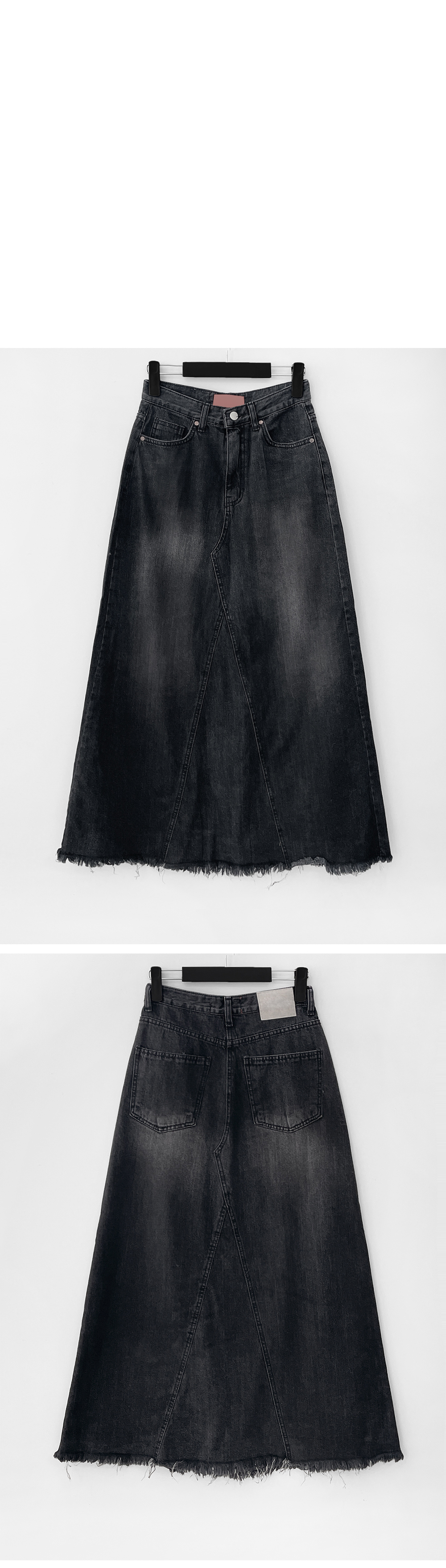 long dress charcoal color image-S1L10