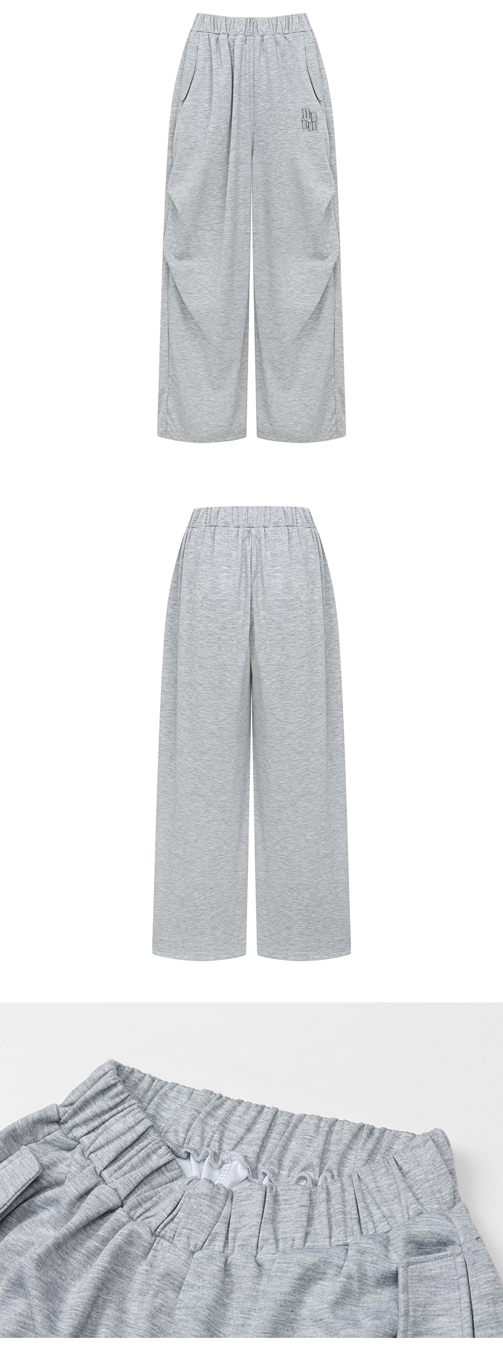 suspenders skirt/pants grey color image-S1L10