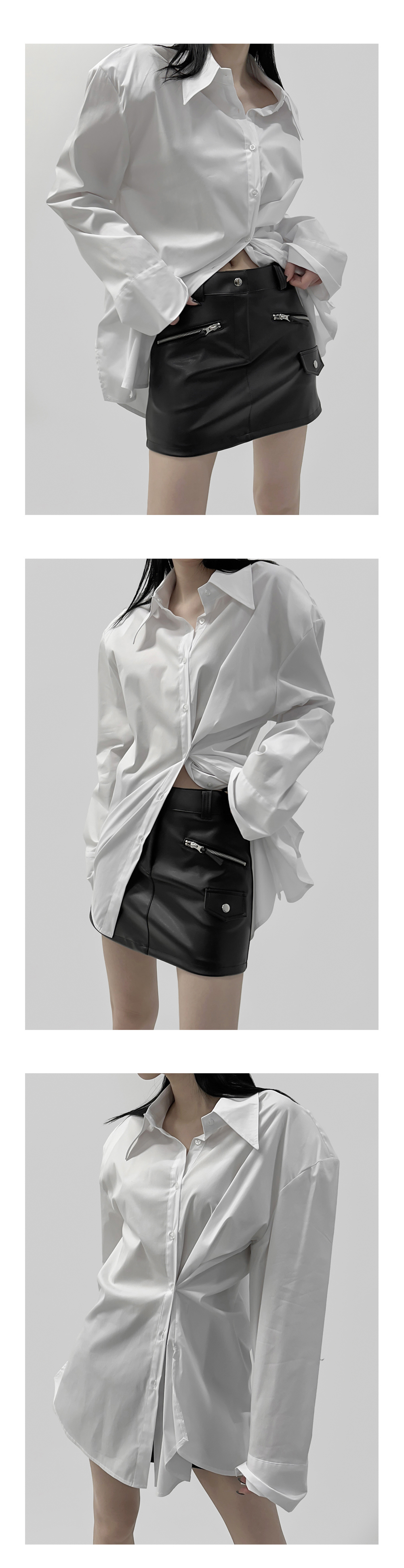 shorts white color image-S1L9
