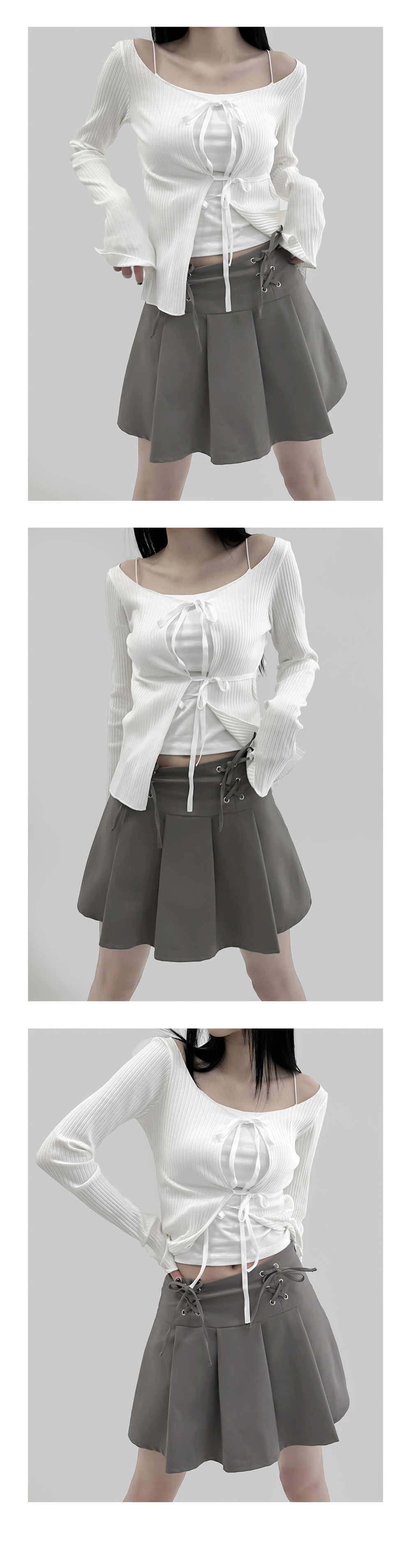 blouse grey color image-S1L14