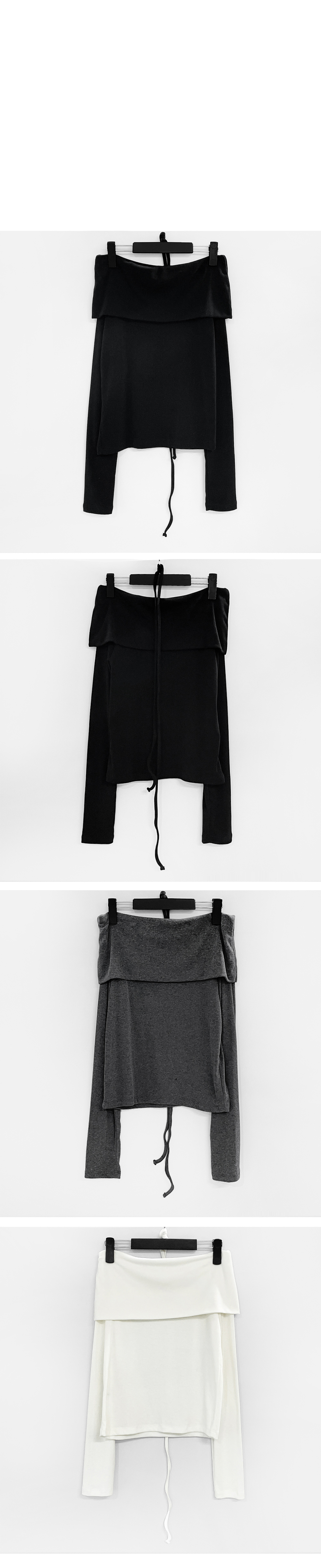mini skirt grey color image-S1L11